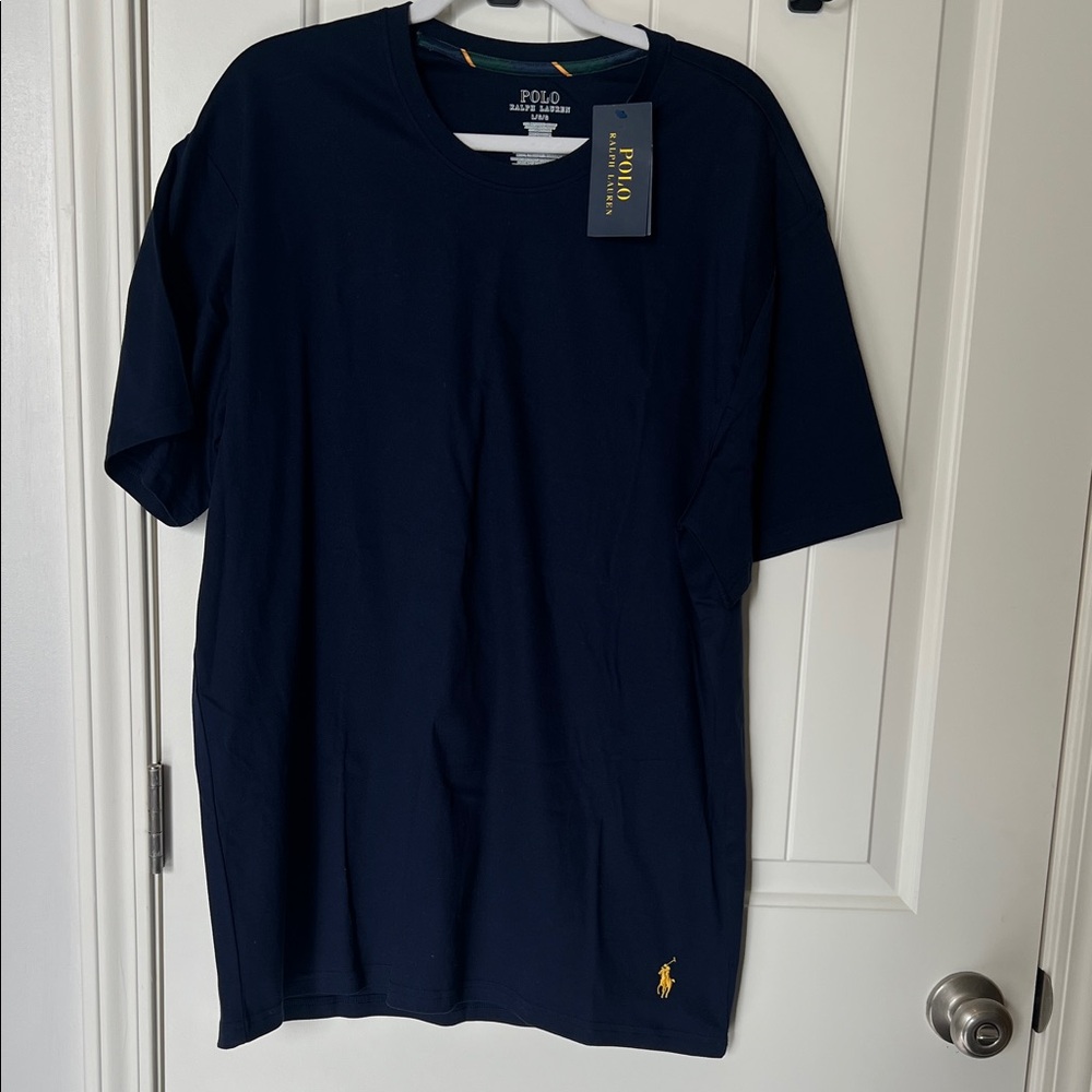 Polo Men's Dark Blue Tee - Large